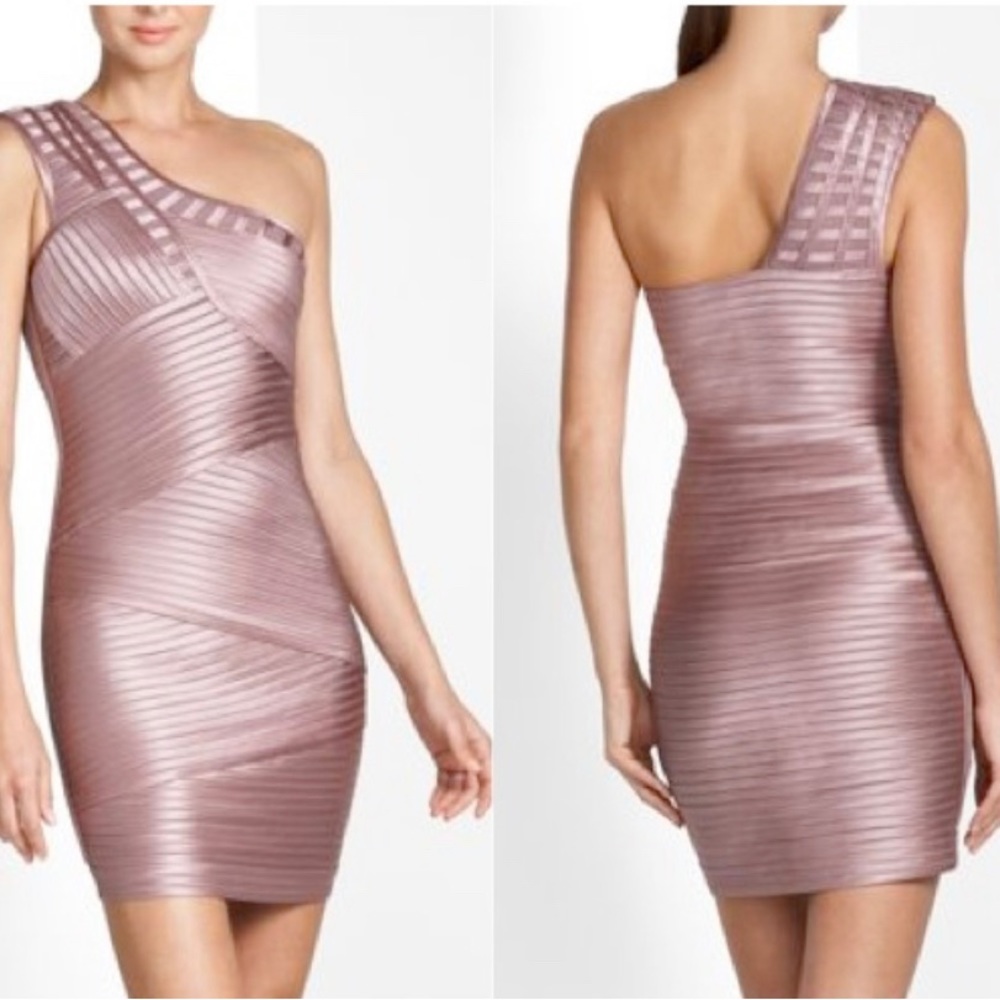 BCBGMaxAzria Mauve Pink “Eden” Dress Sz 6